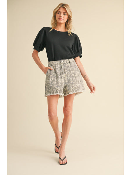 LOLA LEOPARD SHORTS