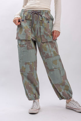 CORBIN CARGO POCKET CAMO PANTS