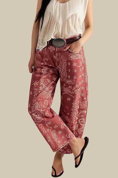 PAISLEY PATTERN PANTS