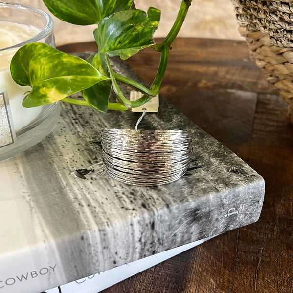 TEXTURED WIRED CUFF BRACELET