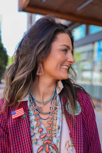 HOMERUN PLAID BLAZER