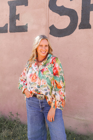 PAINTED PLAINS BUTTON DOWN, LONG SLEEVE