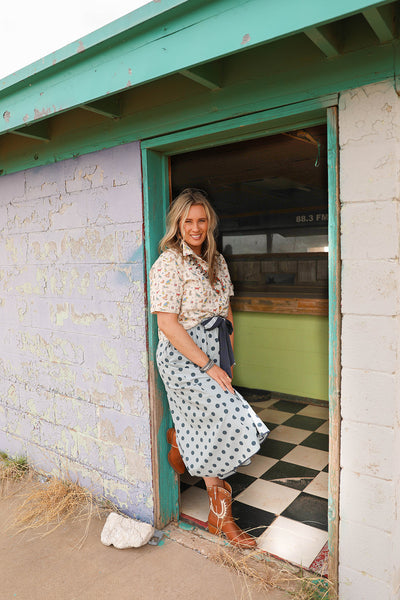 CONEY ISLAND POLKA DOT SKIRT