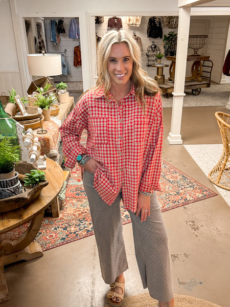 POLKA DOT PANTS, MOCHA