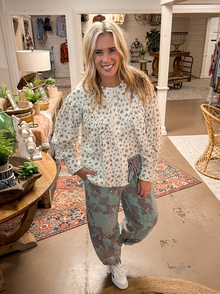 CORBIN CARGO POCKET CAMO PANTS