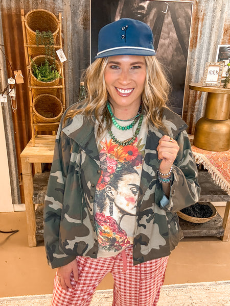 FRIDA KALHO PRINT TEE, NATURAL