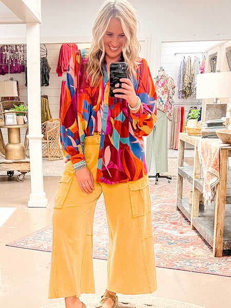 UTILITY PULL ON PANTS, CAMEL