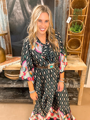 SAY YES TO THE PRINTED MAXI DRESS