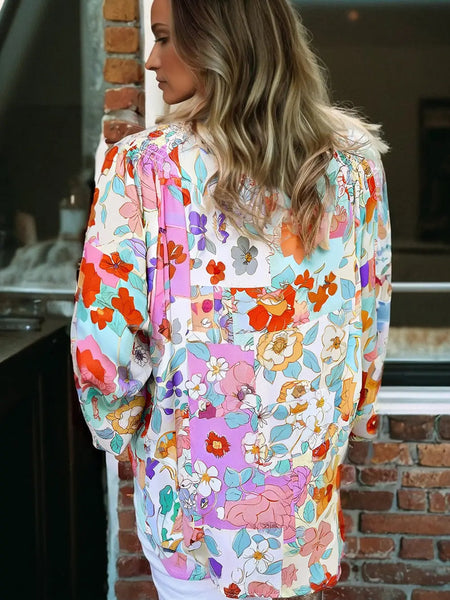 FRILLY BUTTON DOWN
