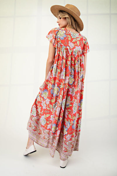 FLORAL PRINTED ROMPER