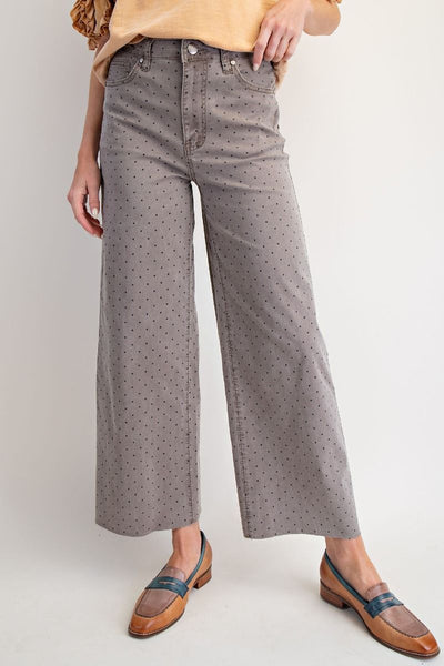 POLKA DOT PANTS, MOCHA