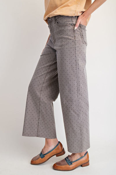 POLKA DOT PANTS, MOCHA