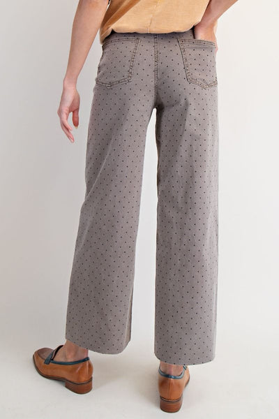POLKA DOT PANTS, MOCHA
