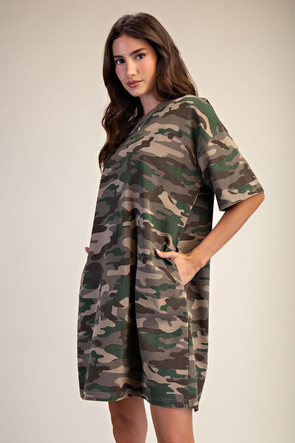 camo shirt dress Sterling Kreek Camo Kreek T-Shirt Dress I Gussied Up Online Boutique XL