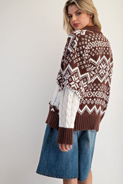 VICKI VINTAGE INSPIRED ZIP UP CARDIGAN