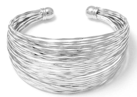 TEXTURED WIRED CUFF BRACELET