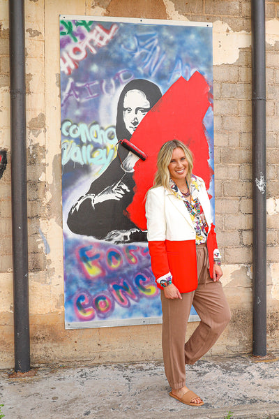 CONTEMPORARY COLOR POP BLAZER