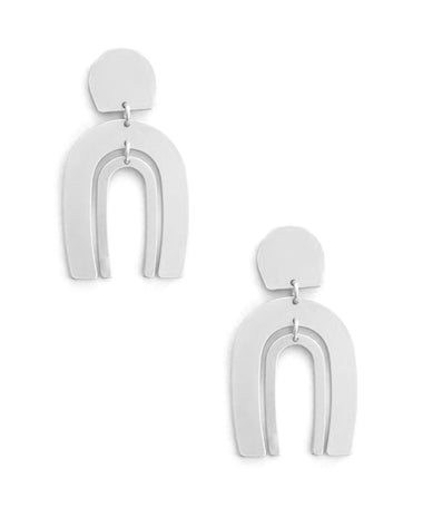 GEO U SHAPE EARRING