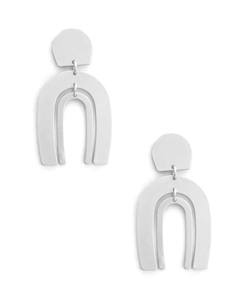 GEO U SHAPE EARRING