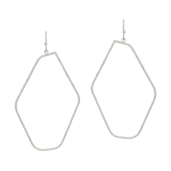 THIN GEO EARRING, 2"